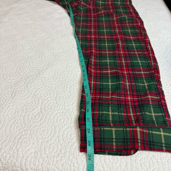 La Vie en Rose Plaid Flannel PJ Set 100% Cotton - Picture 8 of 15